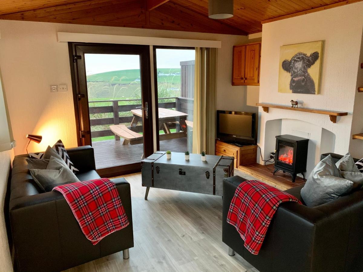 Lodge Cabin With Fabulous Views - Farm Holiday Stranraer Buitenkant foto